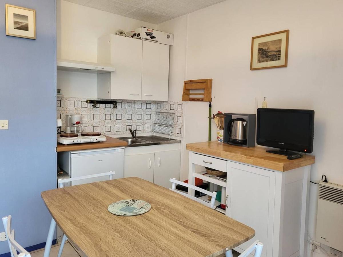 Studio Avec Terrasse, Parking Prive Et Acces Direct A La Plage - Fr-1-465-86 메르빌프랑세빌플라쥐 외부 사진